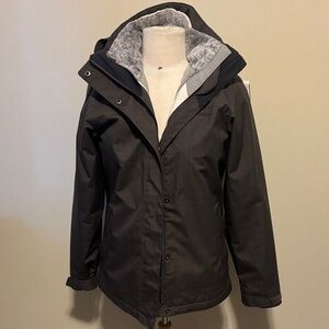 Columbia Women's Grey Winter Jacket with Removable Liner Size XSmall